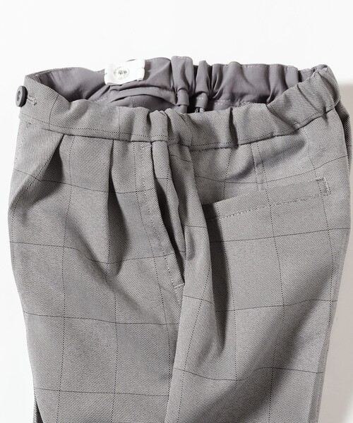 B:MING by BEAMS（ビーミングバイビームス）の「【フォーマル・セレモニー】チェック タック  ロングパンツ（100～130cm）（スーツパンツ・キッズ・グレー・130/120/110/100）」の21枚目の写真