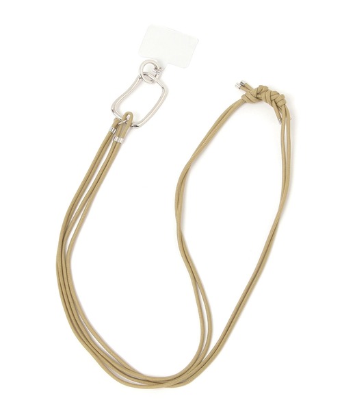 studio CLIP(スタディオクリップ)の「メタルリングスマホショルダー(スマホグッズ・レディース・ベージュ/ブラック/ブルー・FREE)」の2枚目の写真