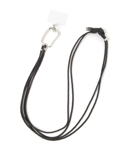 studio CLIP(スタディオクリップ)の「メタルリングスマホショルダー(スマホグッズ・レディース・ベージュ/ブラック/ブルー・FREE)」の1枚目の写真