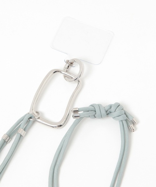 studio CLIP(スタディオクリップ)の「メタルリングスマホショルダー(スマホグッズ・レディース・ベージュ/ブラック/ブルー・FREE)」の7枚目の写真