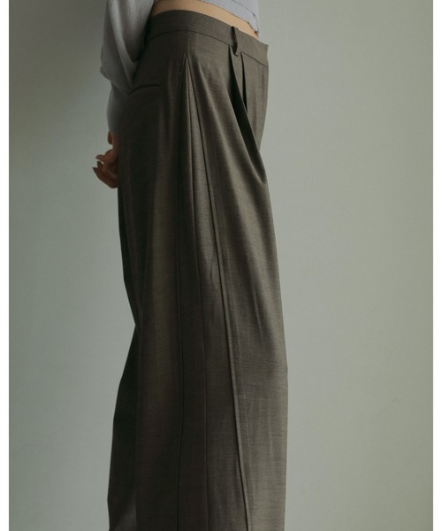 anuke(アンヌーク)の「Panel Wide Pants(その他パンツ・レディース・ブラウン/グレー・36inch/38inch)」の9枚目の写真