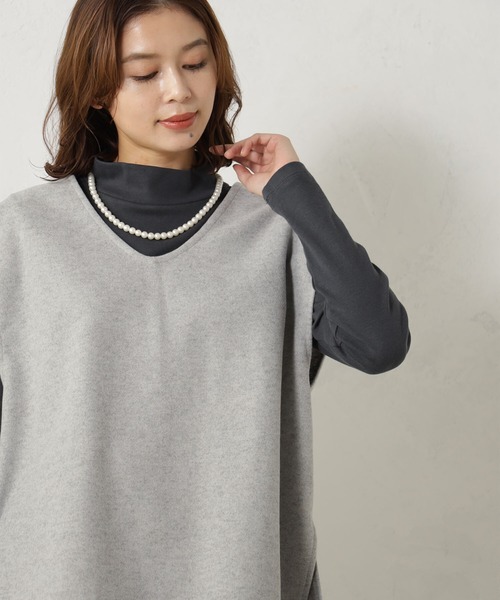 FOUND GOOD（ファウンドグッド）の「ウールライクベスト（ベスト・レディース・アイボリー/グレー系5/グレー系8/イエロー系8・M/L）」の6枚目の写真