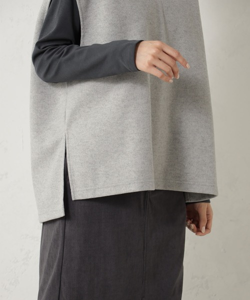 FOUND GOOD（ファウンドグッド）の「ウールライクベスト（ベスト・レディース・アイボリー/グレー系5/グレー系8/イエロー系8・M/L）」の8枚目の写真