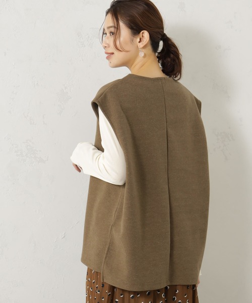 FOUND GOOD（ファウンドグッド）の「ウールライクベスト（ベスト・レディース・アイボリー/グレー系5/グレー系8/イエロー系8・M/L）」の17枚目の写真