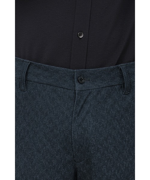 HIGH STREET（ハイストリート）の「HIGH STREET∴トリコットメッシュミニヘリンボンイージーパンツ（スラックス・メンズ・グレー/ネイビー・L/M/S/LL）」の7枚目の写真