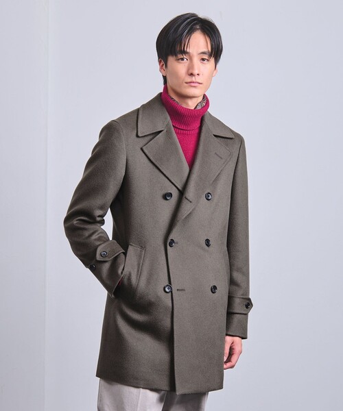 UNITED ARROWS（ユナイテッドアローズ）の「ビーバー アルスターコート（その他アウター・メンズ・ネイビー/モカ・M/S/XL/L）」の5枚目の写真