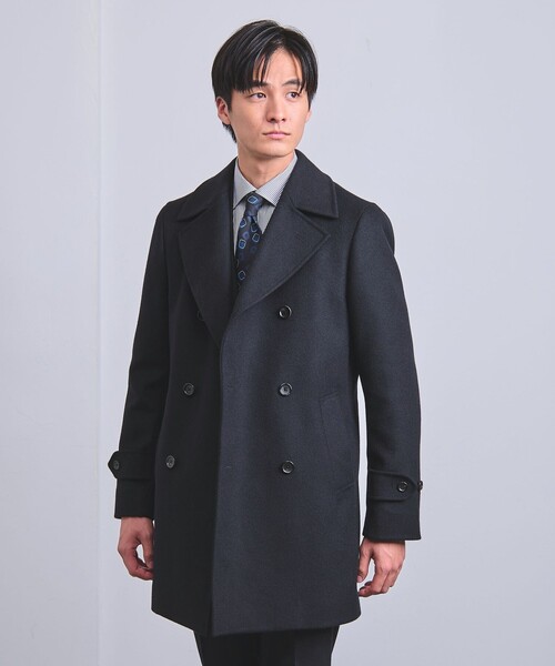 UNITED ARROWS（ユナイテッドアローズ）の「ビーバー アルスターコート（その他アウター・メンズ・ネイビー/モカ・M/S/XL/L）」の7枚目の写真