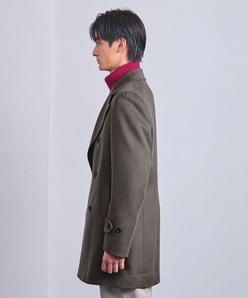 UNITED ARROWS（ユナイテッドアローズ）の「ビーバー アルスターコート（その他アウター・メンズ・ネイビー/モカ・M/S/XL/L）」の10枚目の写真