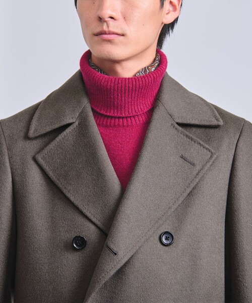 UNITED ARROWS（ユナイテッドアローズ）の「ビーバー アルスターコート（その他アウター・メンズ・ネイビー/モカ・M/S/XL/L）」の12枚目の写真