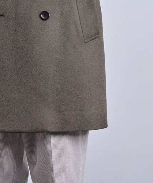 UNITED ARROWS（ユナイテッドアローズ）の「ビーバー アルスターコート（その他アウター・メンズ・ネイビー/モカ・M/S/XL/L）」の14枚目の写真