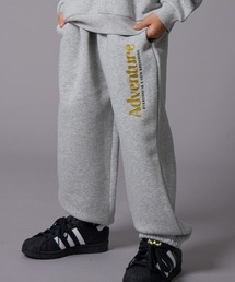 PAIRMANON STREET | 【PAIRMANON STREET】裏起毛 ワンポイント 刺繍 バルーン ロング パンツ(スウェットパンツ)