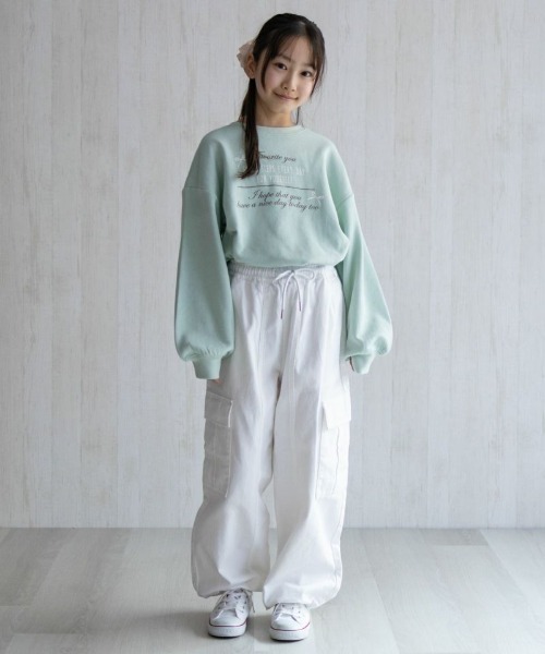 NAVY(ネイビー)の「【NAVY】BOYS GIRLSデニムカーゴパンツ(カーゴパンツ・キッズ・グレー系その他/ネイビー系/ホワイト系その他・120/160/150/140/130)」の5枚目の写真