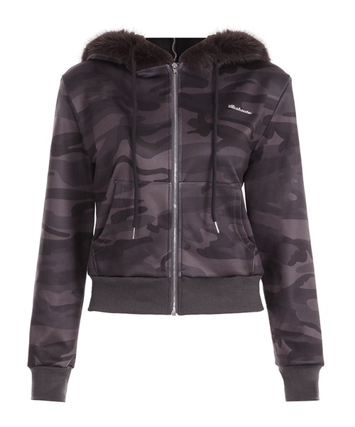 MEMECLE（メメクル）の「【 MEMECLE / メメクル 】ファー フードダブルジップパーカー（パーカー・レディース・グレー/その他/ブラック・M/S）」の13枚目の写真