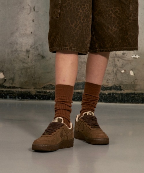 靴 Nike Women's Air Force 1 '07 \"Cacao Wow\" NIKE WMNS AIR FORCE 1 '07 CACAO WOW/CACAO WOW-SANDDRIFT