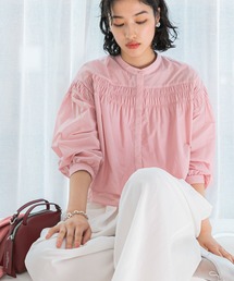 URBAN RESEARCH ROSSO WOMEN | ピンタックショートレイヤードブラウス(シャツ/ブラウス)