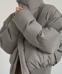 NOWLE（ノウル）の「【NOWLE】スタンドネック 中綿 ボリューム ショート ジップ ジャケット（ダウンジャケット/コート・メンズ）」