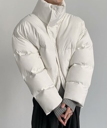 NOWLE | 【NOWLE】スタンドネック 中綿 ボリューム ショート ジップ ジャケット(ダウンジャケット/コート)