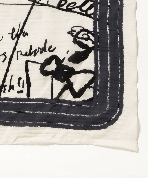 manipuri（マニプリ）の「manipuri / フィッシュ ストール（ストール/ショール・レディース・ホワイト・ONE SIZE）」の9枚目の写真