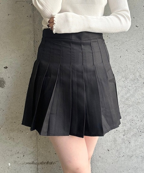 merrylatte（メリーラテ）の「プリーツミニスカート（スカート・レディース・ブラウン/ブラック・MEDIUM/SMALL/X-SMALL/LARGE/X-LARGE）」の21枚目の写真