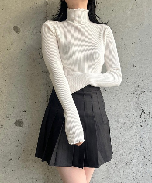 merrylatte（メリーラテ）の「プリーツミニスカート（スカート・レディース・ブラウン/ブラック・MEDIUM/SMALL/X-SMALL/LARGE/X-LARGE）」の5枚目の写真