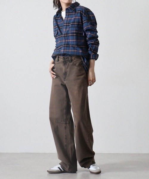 GERRY（ジェリー）の「GERRY アムンゼン フランネル チェックシャツ（シャツ/ブラウス・メンズ・ブラウン系/グレー系/グリーン系/ブルー系・LL/M/L）」の15枚目の写真