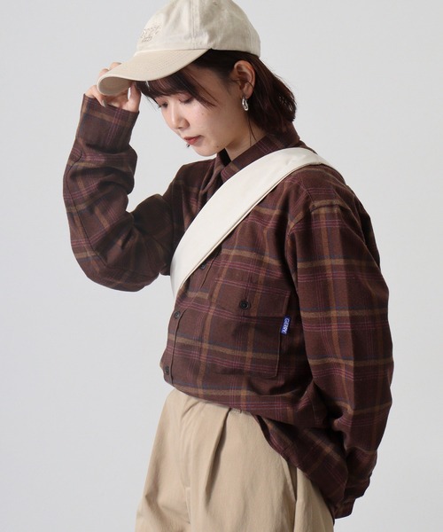 GERRY(ジェリー)の「GERRY アムンゼン フランネル チェックシャツ(シャツ/ブラウス・メンズ・ブラウン系/グレー系/グリーン系/ブルー系・LL/M/L)」の22枚目の写真