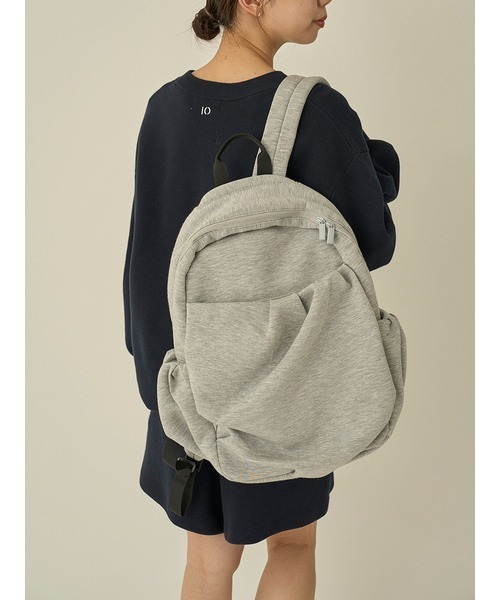 emmi（エミ）の「ポンチギャザーボディーバックパック（バックパック/リュック・レディース・ネイビー/ライトグレー・FREE）」の20枚目の写真