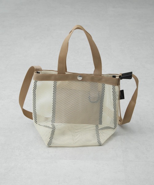 Drifter(ドリフター)の「Drifter/別注 NU MESH TOTE(トートバッグ・レディース・グレー/ベージュ/ブラック・FREE)」の14枚目の写真