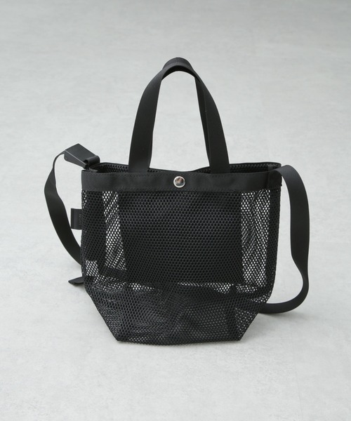 Drifter(ドリフター)の「Drifter/別注 NU MESH TOTE(トートバッグ・レディース・グレー/ベージュ/ブラック・FREE)」の8枚目の写真