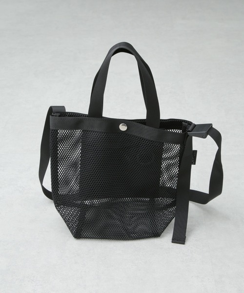 Drifter(ドリフター)の「Drifter/別注 NU MESH TOTE(トートバッグ・レディース・グレー/ベージュ/ブラック・FREE)」の6枚目の写真