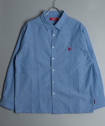 Healthknit Product（ヘルスニットプロダクト）の「Healthknit Product ヘルスニットプロダクト コヨーテ 刺繍 オックスフォード シャツ(GW)（シャツ/ブラウス）」