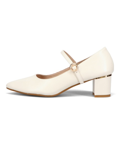 WA ORiental TRaffic(ダブルエーオリエンタルトラフィック)の「ポインテッドトゥストラップパンプス 52103(パンプス・レディース・ホワイト/グリーン/ブラック・40/38/39/41/42/35/36/37/34)」の9枚目の写真