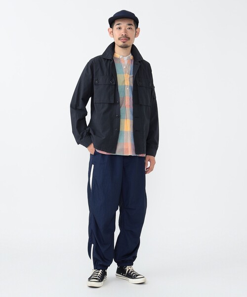 BEAMS PLUS(ビームスプラス)の「ミリタリー アスレチック パンツ(その他パンツ・メンズ・ネイビー/グレー・S/M/L)」の5枚目の写真
