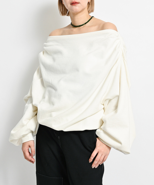 CITYSHOP（シティーショップ）の「DESIGN NECK PULLOVER：スウェット