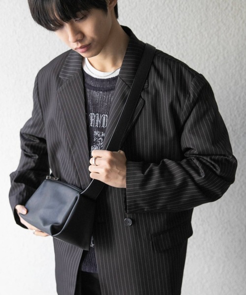 SENSE OF PLACE by URBAN RESEARCH（センスオブプレイスバイアーバンリサーチ）の「FLジップショルダーバッグ（ショルダーバッグ・メンズ・ブラック/グレー/ミント・ONE）」の7枚目の写真