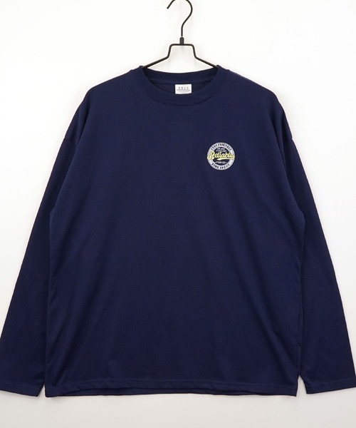 Burner(バーナー)の「【GROOVY STORE】ワイドシルエット ワンポイント刺繍ロングスリーブTシャツ(Tシャツ/カットソー・メンズ・ブラック/ブラック系その他2/グレイッシュベージュ/ブルー系その他2/オフホワイト/ホワイト系その他2/ダークグリーン/スミクロ/ミント/ネイビー/ブルー系その他/ホワイト・M/L/LL)」の22枚目の写真
