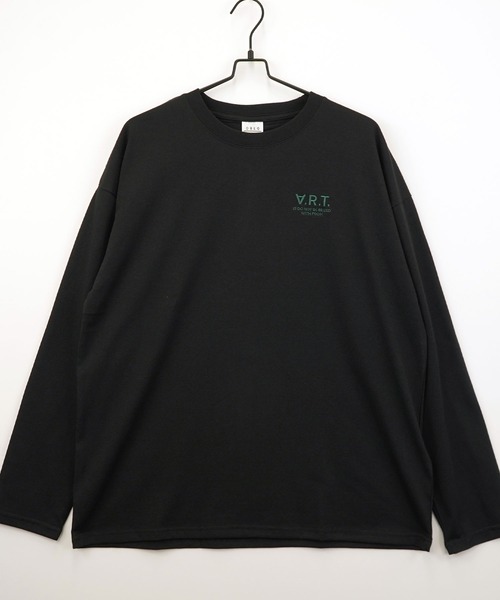 Burner(バーナー)の「【GROOVY STORE】ワイドシルエット ワンポイント刺繍ロングスリーブTシャツ(Tシャツ/カットソー・メンズ・ブラック/ブラック系その他2/グレイッシュベージュ/ブルー系その他2/オフホワイト/ホワイト系その他2/ダークグリーン/スミクロ/ミント/ネイビー/ブルー系その他/ホワイト・M/L/LL)」の18枚目の写真