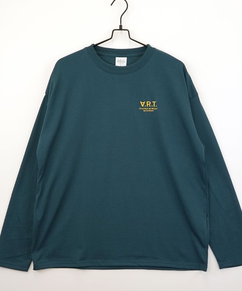 Burner(バーナー)の「【GROOVY STORE】ワイドシルエット ワンポイント刺繍ロングスリーブTシャツ(Tシャツ/カットソー・メンズ・ブラック/ブラック系その他2/グレイッシュベージュ/ブルー系その他2/オフホワイト/ホワイト系その他2/ダークグリーン/スミクロ/ミント/ネイビー/ブルー系その他/ホワイト・M/L/LL)」の19枚目の写真