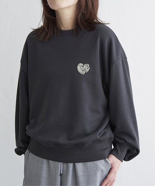 VENCEEXCHANGE（ヴァンスエクスチェンジ）の「ハートスウェット（スウェット・レディース・グレー/ライトグレー/ネイビー/チャコール・FREE）」の11枚目の写真