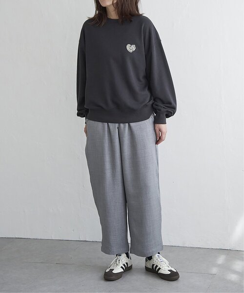 VENCEEXCHANGE（ヴァンスエクスチェンジ）の「ハートスウェット（スウェット・レディース・グレー/ライトグレー/ネイビー/チャコール・FREE）」の12枚目の写真
