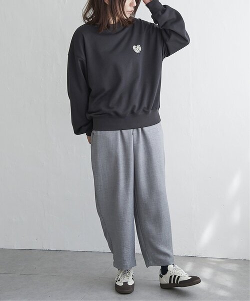 VENCEEXCHANGE（ヴァンスエクスチェンジ）の「ハートスウェット（スウェット・レディース・グレー/ライトグレー/ネイビー/チャコール・FREE）」の13枚目の写真