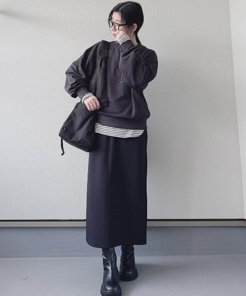 VENCEEXCHANGE（ヴァンスエクスチェンジ）の「ハートスウェット（スウェット・レディース・グレー/ライトグレー/ネイビー/チャコール・FREE）」の5枚目の写真