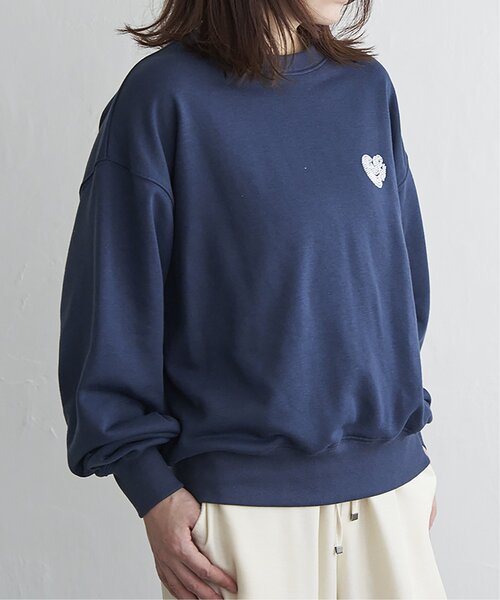 VENCEEXCHANGE（ヴァンスエクスチェンジ）の「ハートスウェット（スウェット・レディース・グレー/ライトグレー/ネイビー/チャコール・FREE）」の7枚目の写真