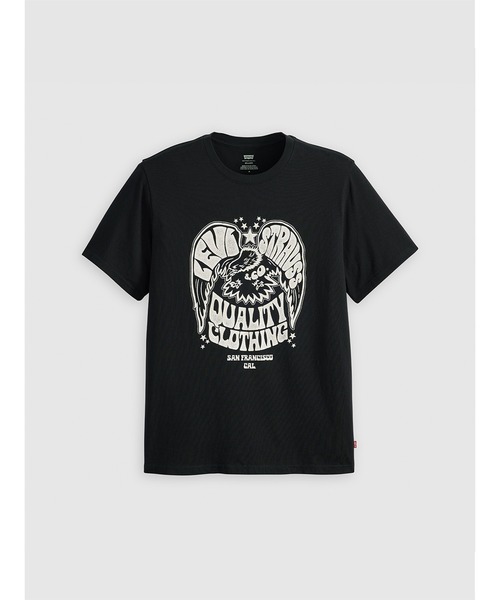 Levi's（リーバイス）の「Levi's/リーバイス リラックスフィット Tシャツ（Tシャツ/カットソー・メンズ・ブラック・S/M/L/XL）」の5枚目の写真