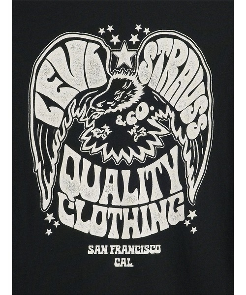 Levi's（リーバイス）の「Levi's/リーバイス リラックスフィット Tシャツ（Tシャツ/カットソー・メンズ・ブラック・S/M/L/XL）」の6枚目の写真