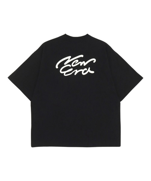 ニューエラ 半袖Tシャツ オーバーサイズ 手書き風ロゴ（Tシャツ