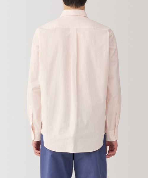 無印良品（ムジルシリョウヒン）の「紳士　洗いざらしブロード長袖シャツ（シャツ/ブラウス・メンズ・サックスブルー/ブラック/ホワイト/ライトピンク/ライトベージュ/ベージュ系/ブルー系・S/M/L/XL）」の12枚目の写真