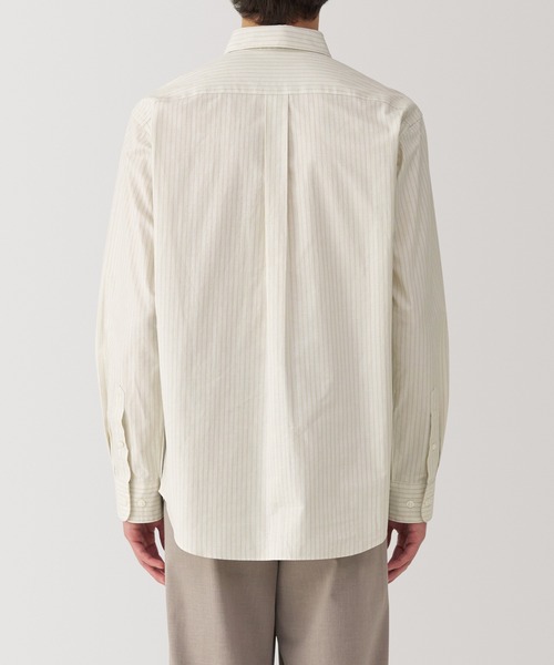 無印良品（ムジルシリョウヒン）の「紳士　洗いざらしブロード長袖シャツ（シャツ/ブラウス・メンズ・サックスブルー/ブラック/ホワイト/ライトピンク/ライトベージュ/ベージュ系/ブルー系・S/M/L/XL）」の22枚目の写真