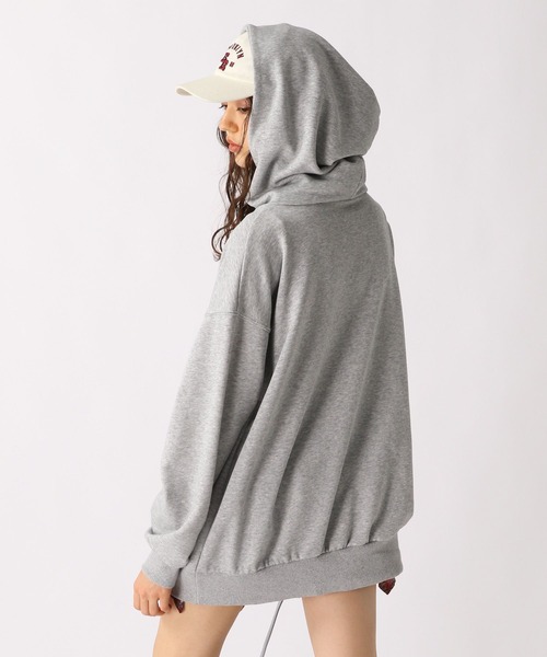 FOREVER 21（フォーエバー トゥエンティーワン）の「【2025SS】ヴィンテージライクフーディー（パーカー・レディース・グレー/ブラック・FREE）」の7枚目の写真