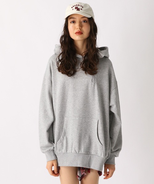 FOREVER 21（フォーエバー トゥエンティーワン）の「【2025SS】ヴィンテージライクフーディー（パーカー・レディース・グレー/ブラック・FREE）」の15枚目の写真